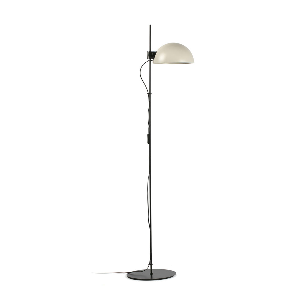 FARO Barcelona DOMINICA Beige Stehleuchte 150 cm (H); schwarz