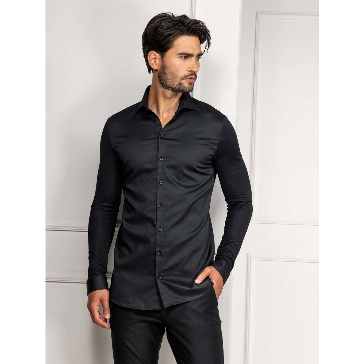 Le Nouveau Chef Shirt Liam Kleidergröße 6XL; schwarz