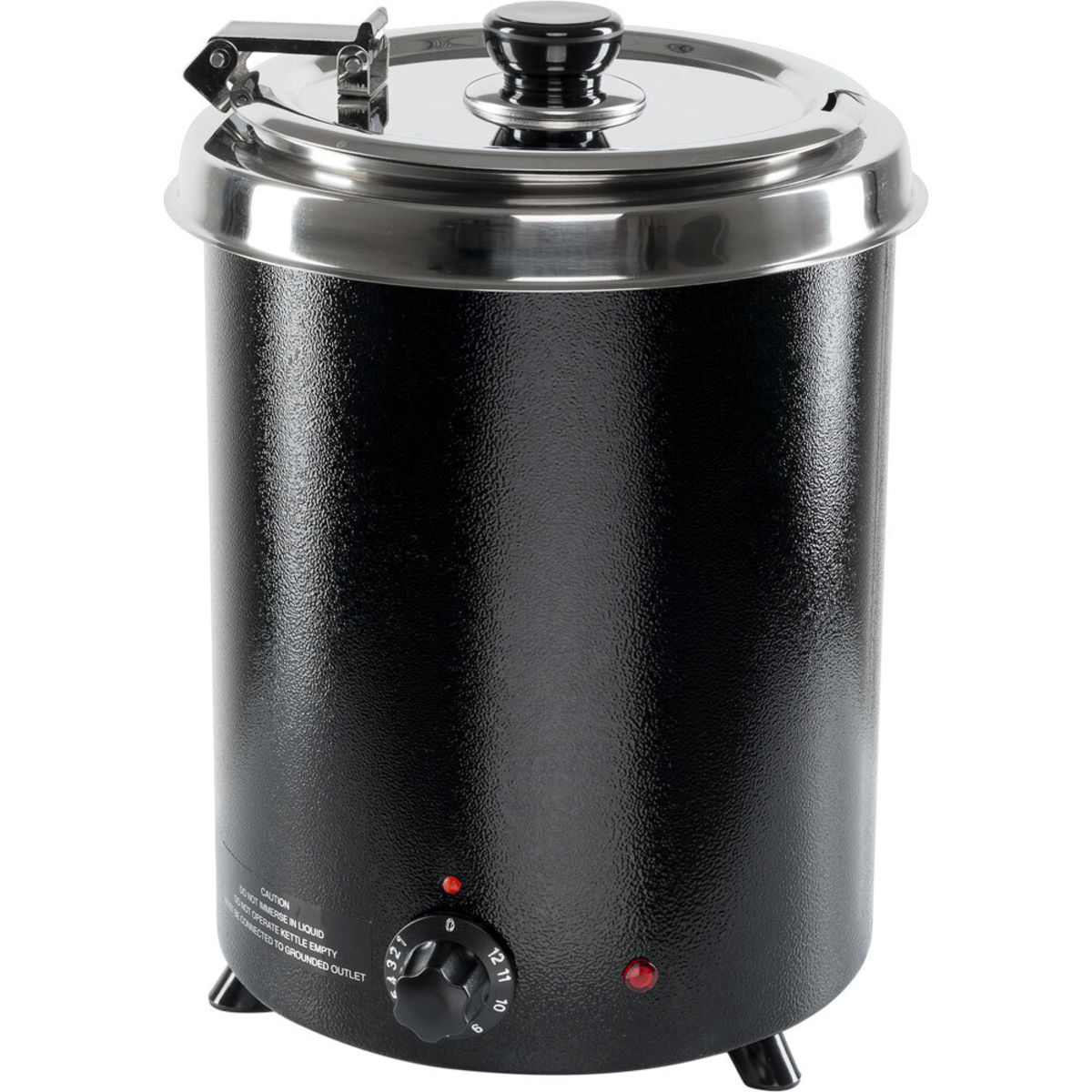 Pentola elettrica per zuppa, forma diritta, 5,7 litri Stalgast; 5700 ml, 28x34 cm (LxH); nero