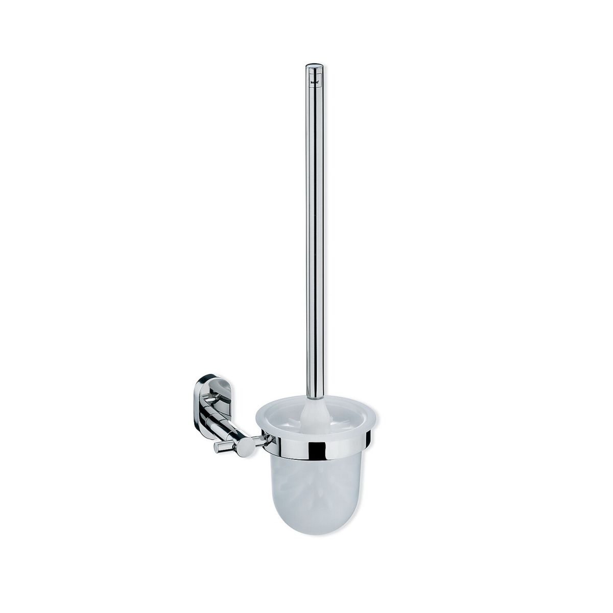 kela Toilettengarnitur Lucido Edelstahl 18/10 silber glänzend 15x12x43 cm (LxBxH); silber