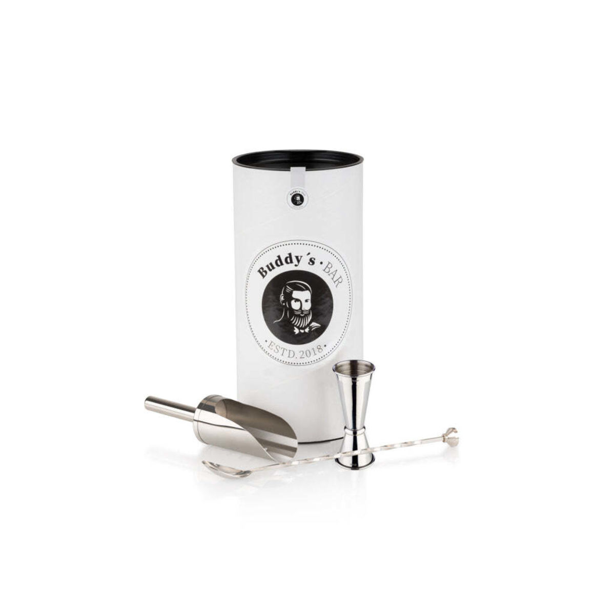 Buddy’s Bar Gin Tonic Set -BASIC-; silber