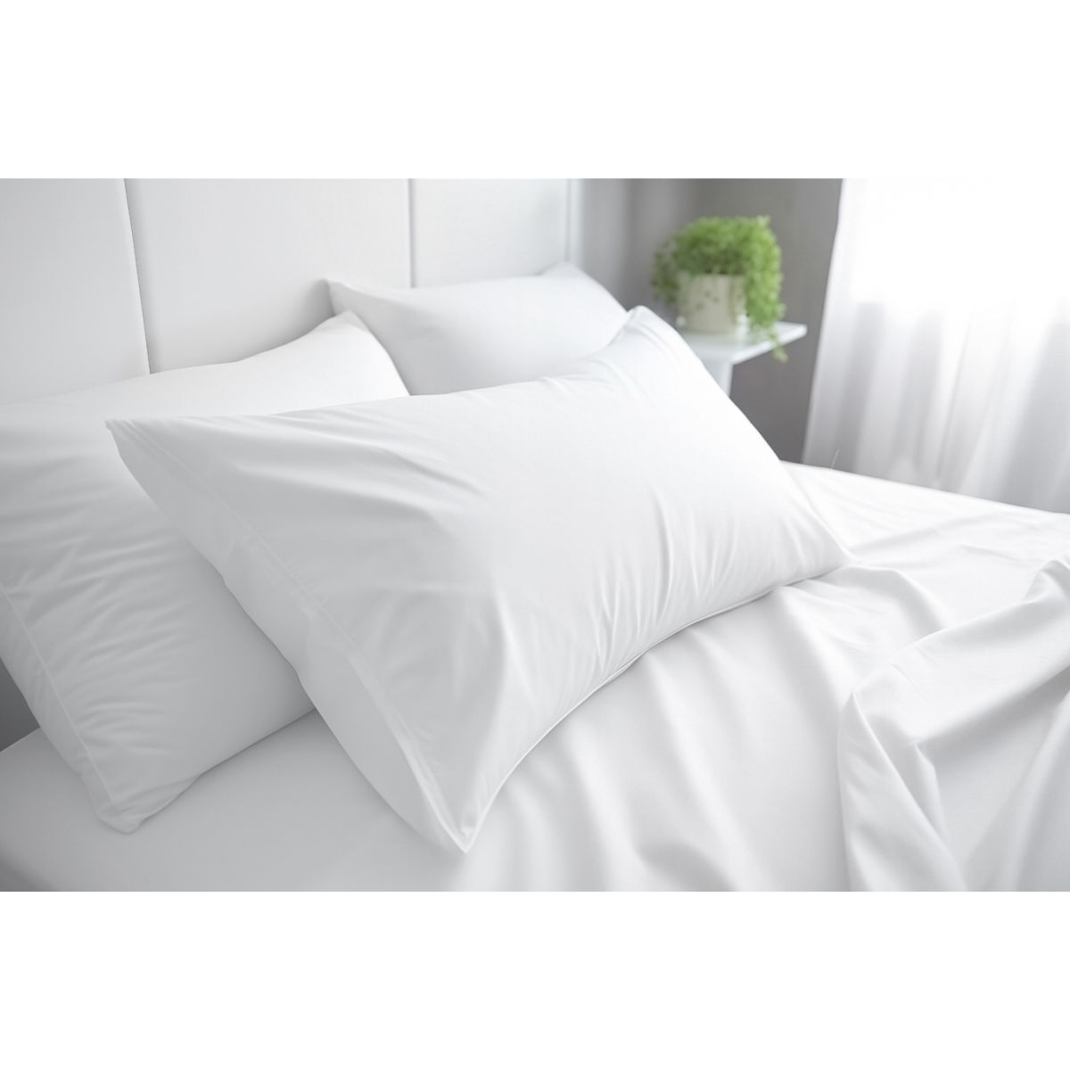 GRANA HOME Kissenbezüge GRANA aus 100% Baumwolle 80x80 cm (BxL), 80x80 cm (LxB); weiß; 2 Stück / Pack