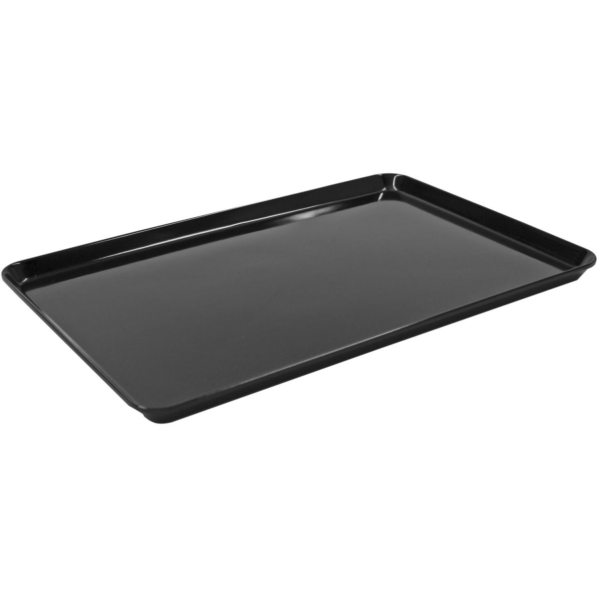 Schneider Auslagetablett Melamin 42x28x2 cm (LxBxH); schwarz; rechteckig