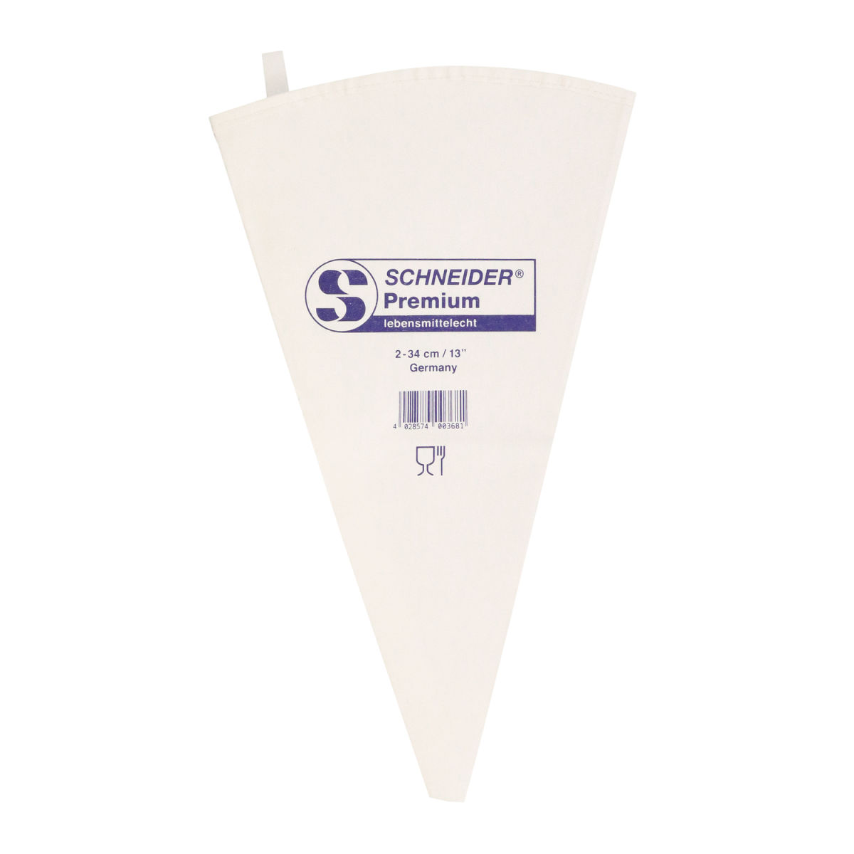Schneider Spritzbeutel 34 cm (L); weiß