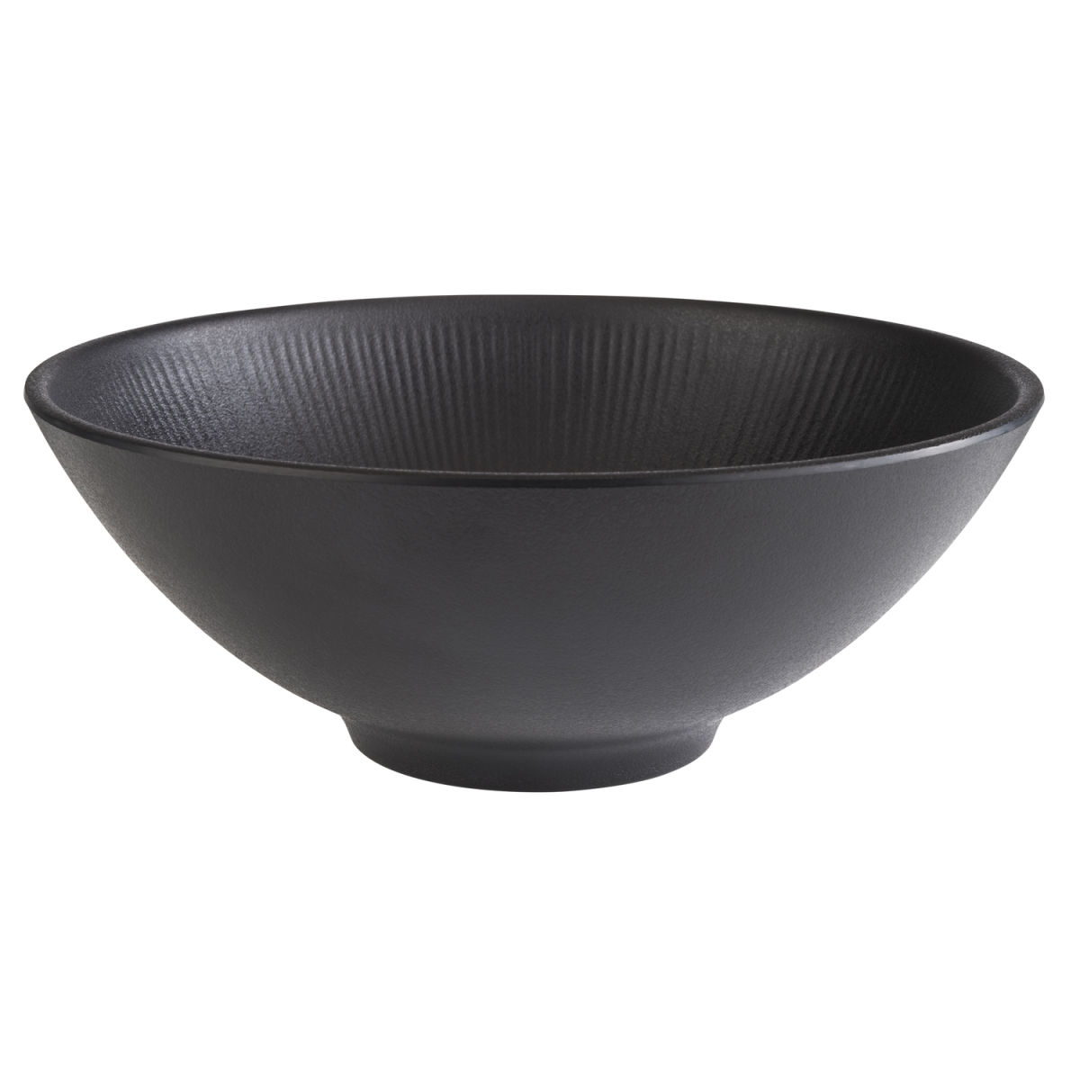 APS Schale NERO, Melamin; 1700 ml, 24x24x24x9 cm (LxBxØxH); schwarz; rund