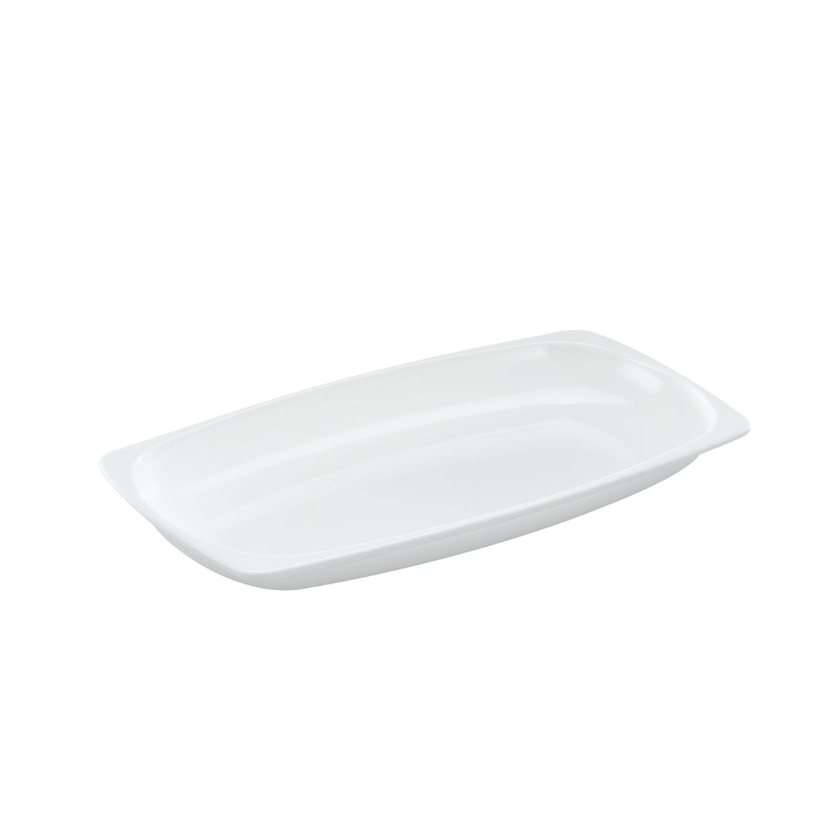 WACA Snackschale / Pommesschale, groß 23x13x2.5 cm (LxBxH); weiß; oval; 5 Stück / Pack