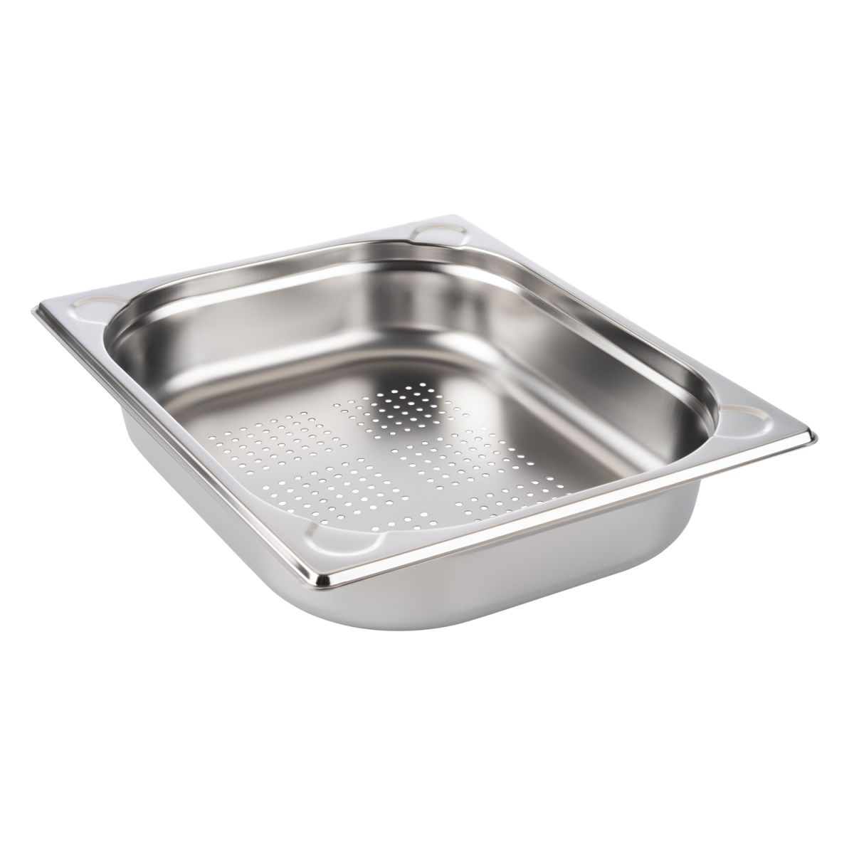 APS GN 1/2 Behälter, Boden perforiert, Edelstahl GN 1/2, 26.5x32.5x6.5 cm (LxBxT); silber