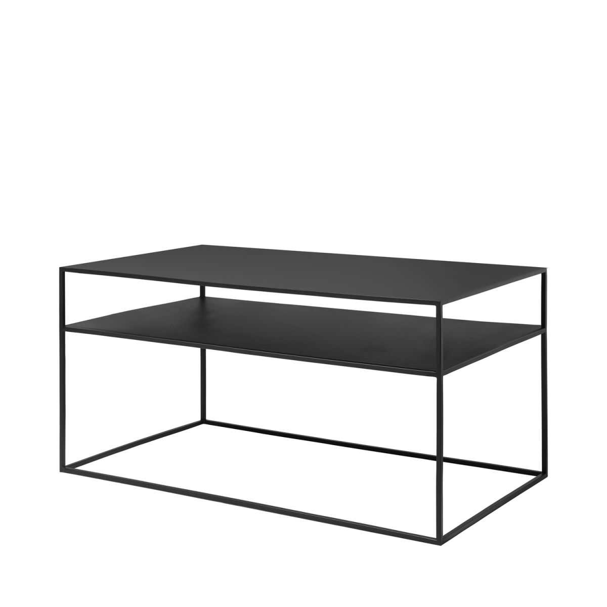 blomus Wohnzimmertisch -FERA- 90x50x45 cm (LxBxH); schwarz; rechteckig