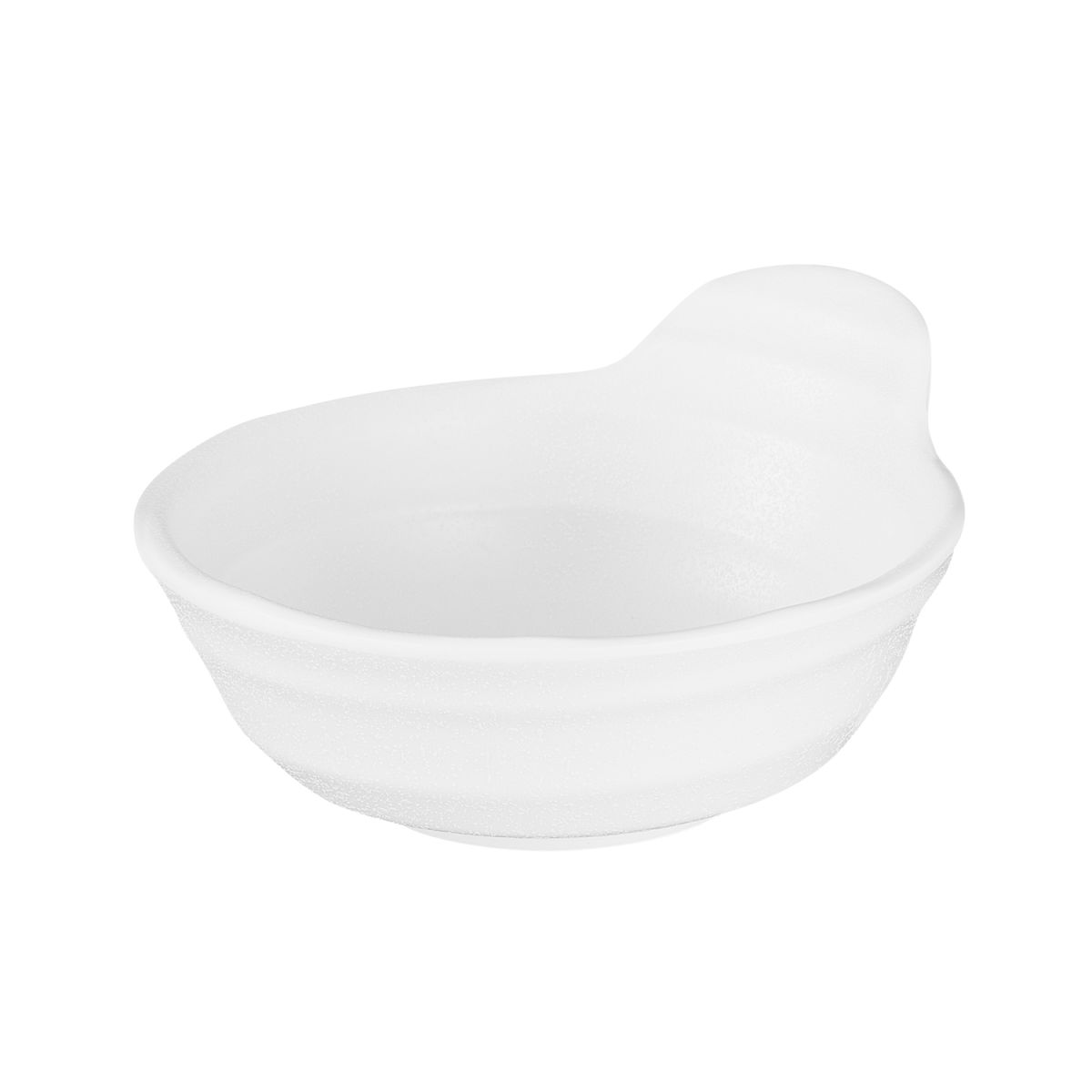 APS Schale ZEN, Melamin, rund, mit Griff 150 ml, 11.5x11.5x11.5x4 cm (LxBxØxH); weiß; rund
