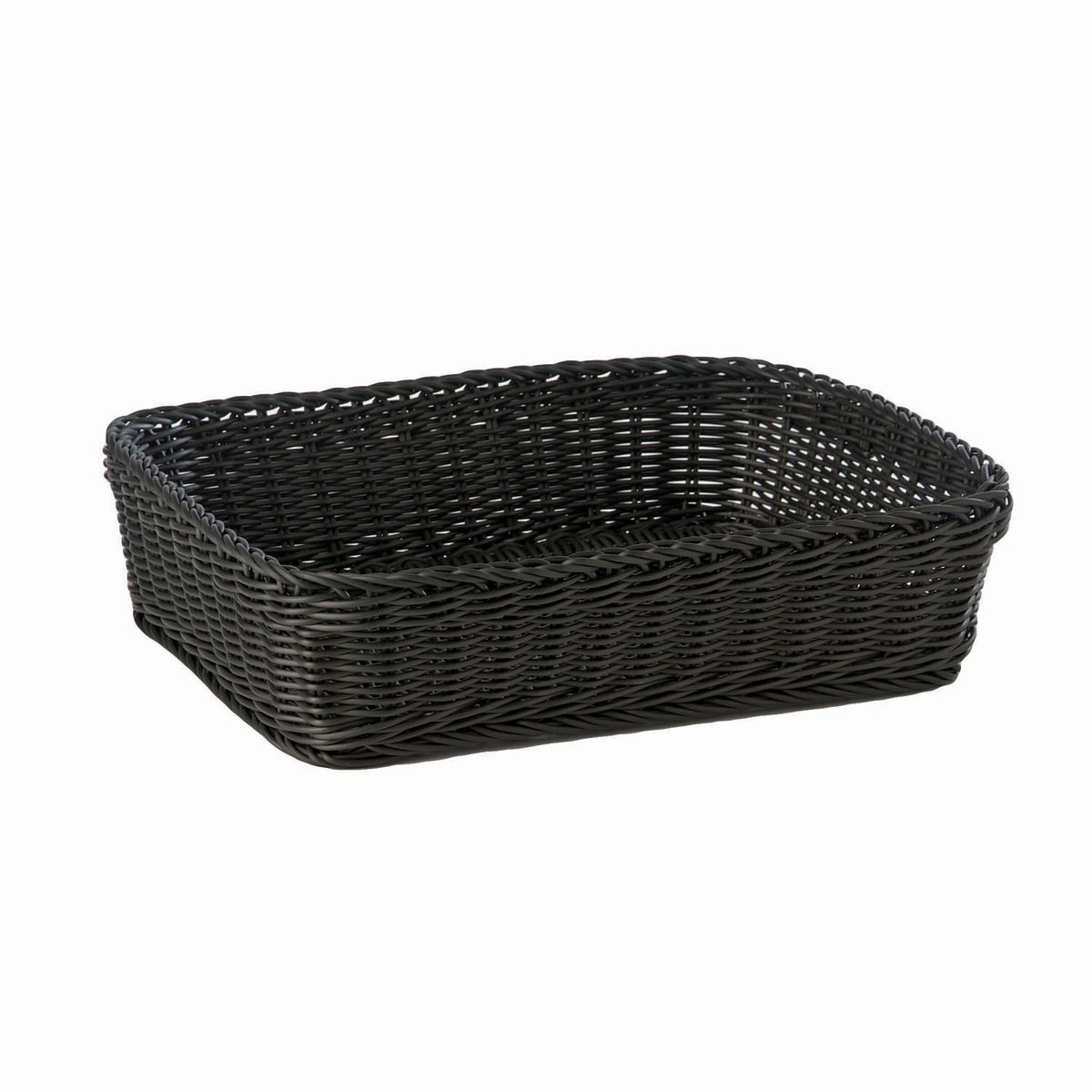 APS Korb PROFI LINE, Polypropylen, eckig 30x40x10 cm (LxBxH); schwarz; rechteckig
