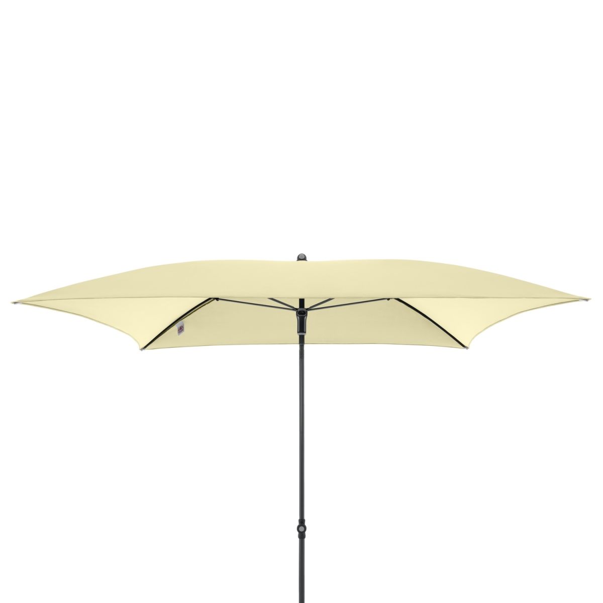 Doppler Gastro Sonnenschirm Waterproof Eckig; 202x202x267 cm (LxBxH); natur