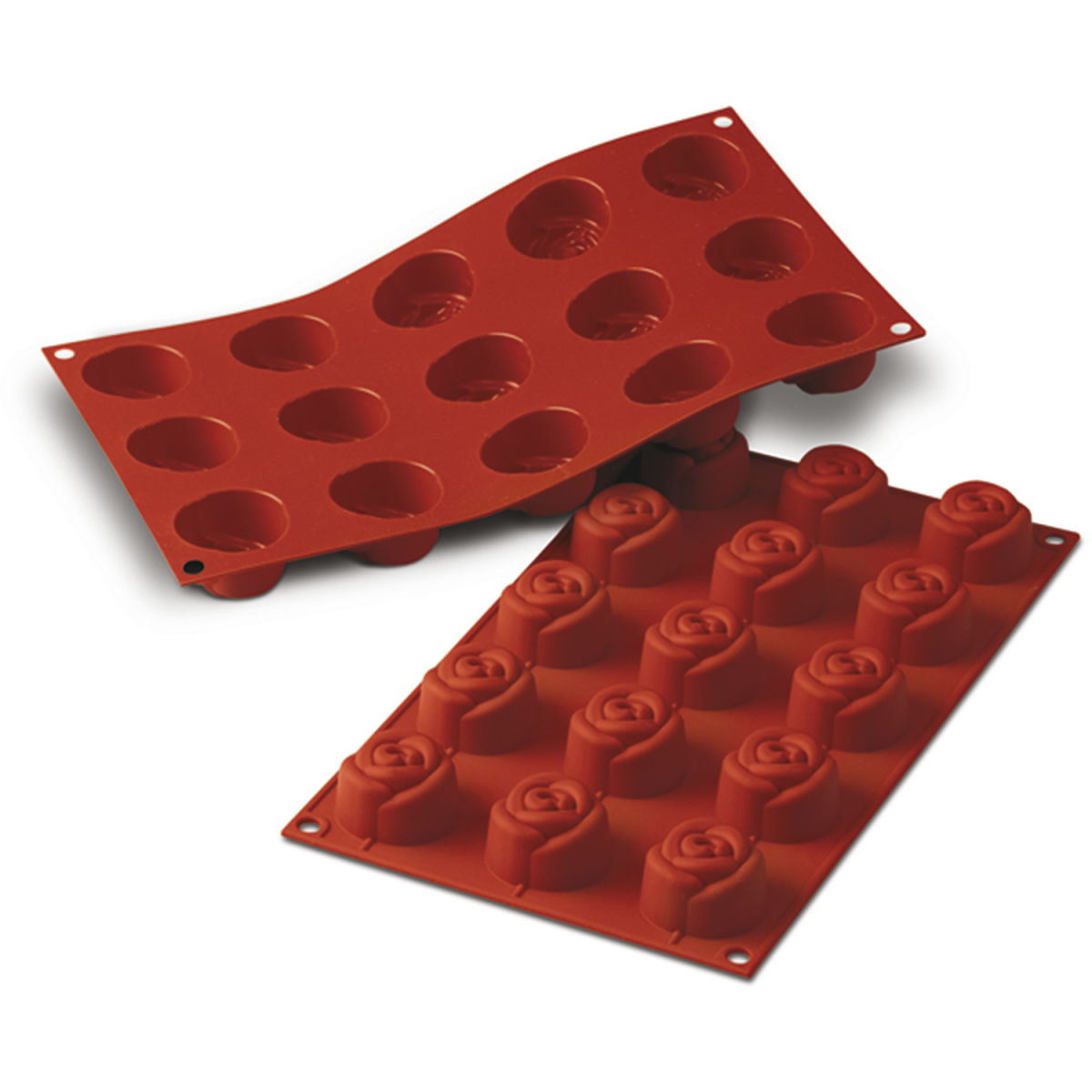 Schneider Silikonbackform Rose 23 ml, 30x17.5x2.7 cm (LxBxH); rot
