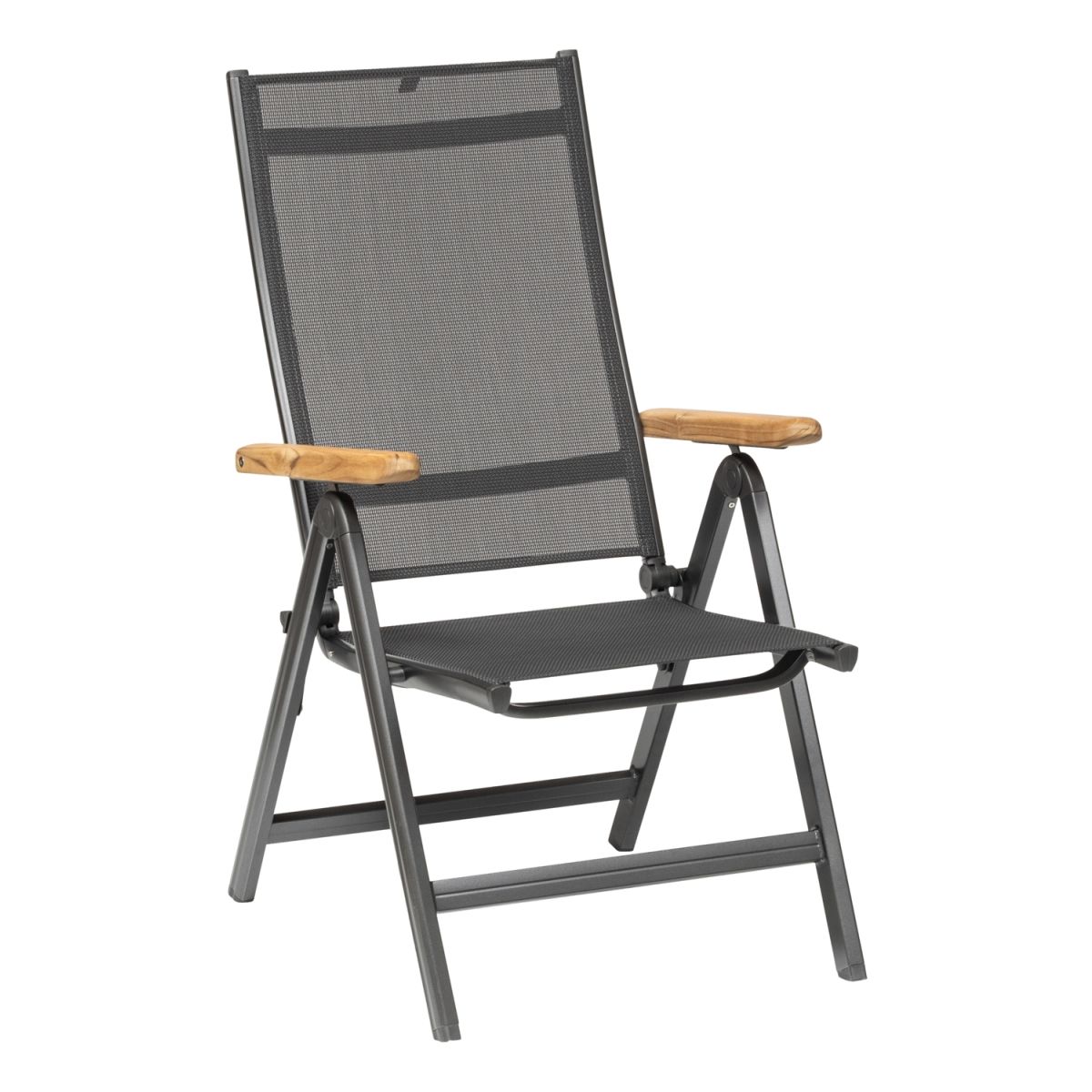 KETTLER Multipositionssessel GRANADA; 61x65x109 cm (BxTxH); anthrazit; Gestell anthrazit