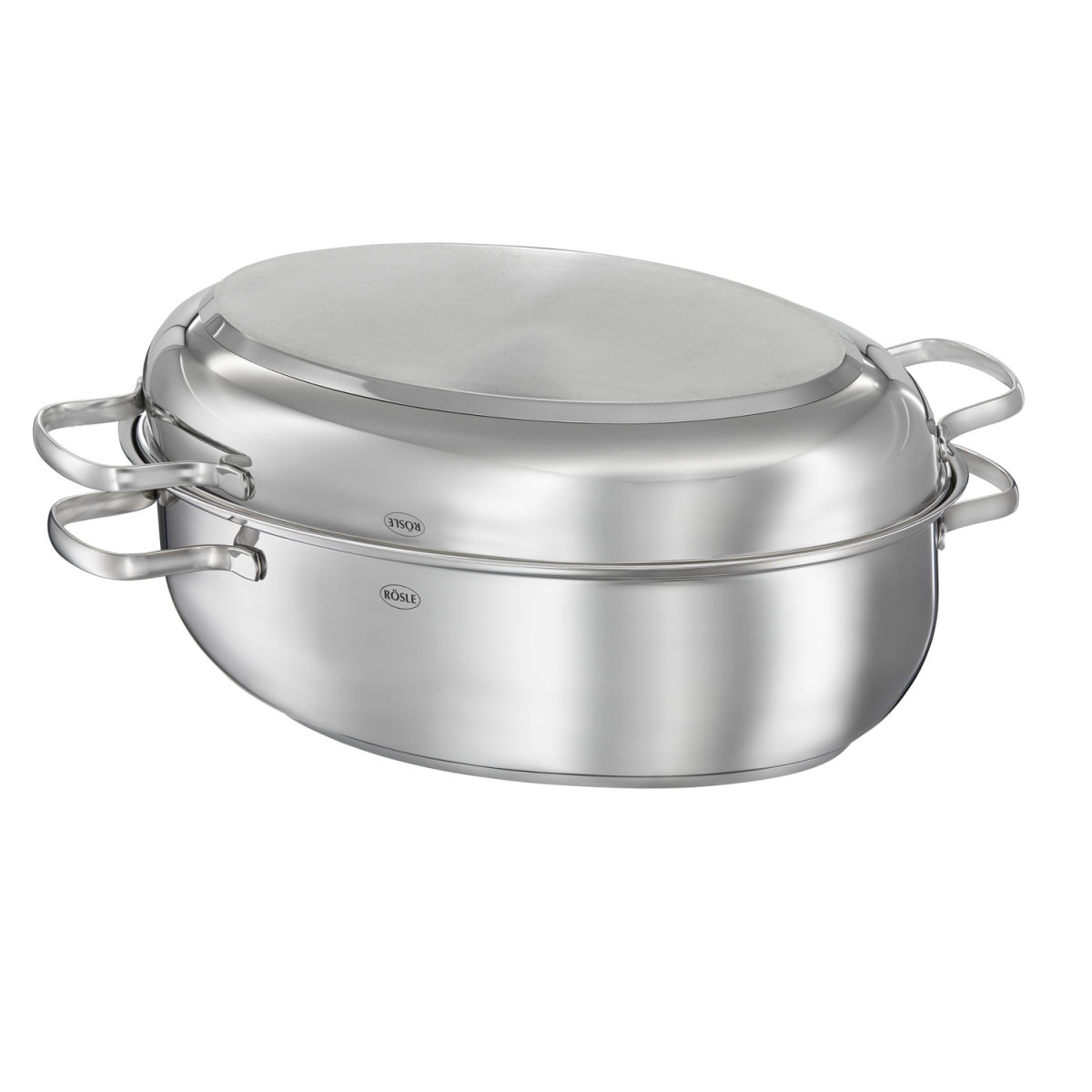 RÖSLE Bräter oval ELEGANCE Antihaft 0.008 l, 40x28.5x18 cm (LxBxH); schwarz