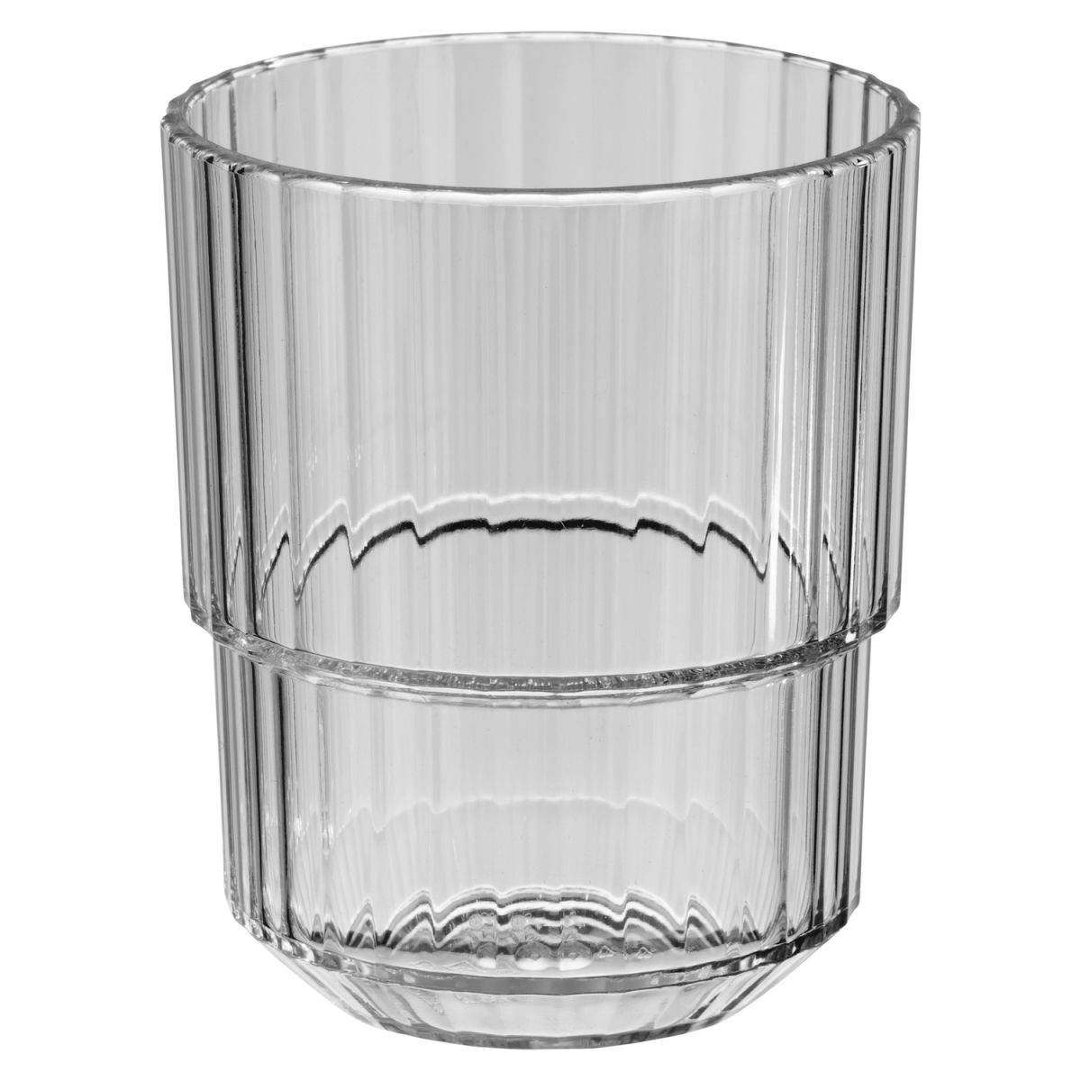 APS Trinkbecher LINEA, Tritan 150 ml, 6.5x6.5x8 cm (LxBxH); grau; 48 Stück / Pack