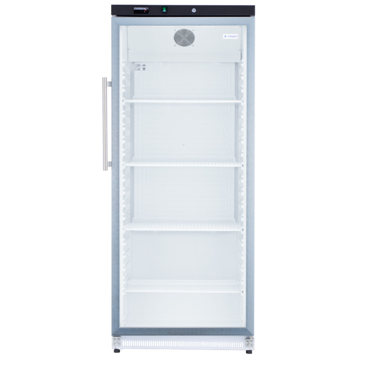 Stalgast Kühlschrank mit Glastür GT66 544 l, 77.5x189x69.5 cm (BxHxT); weiß