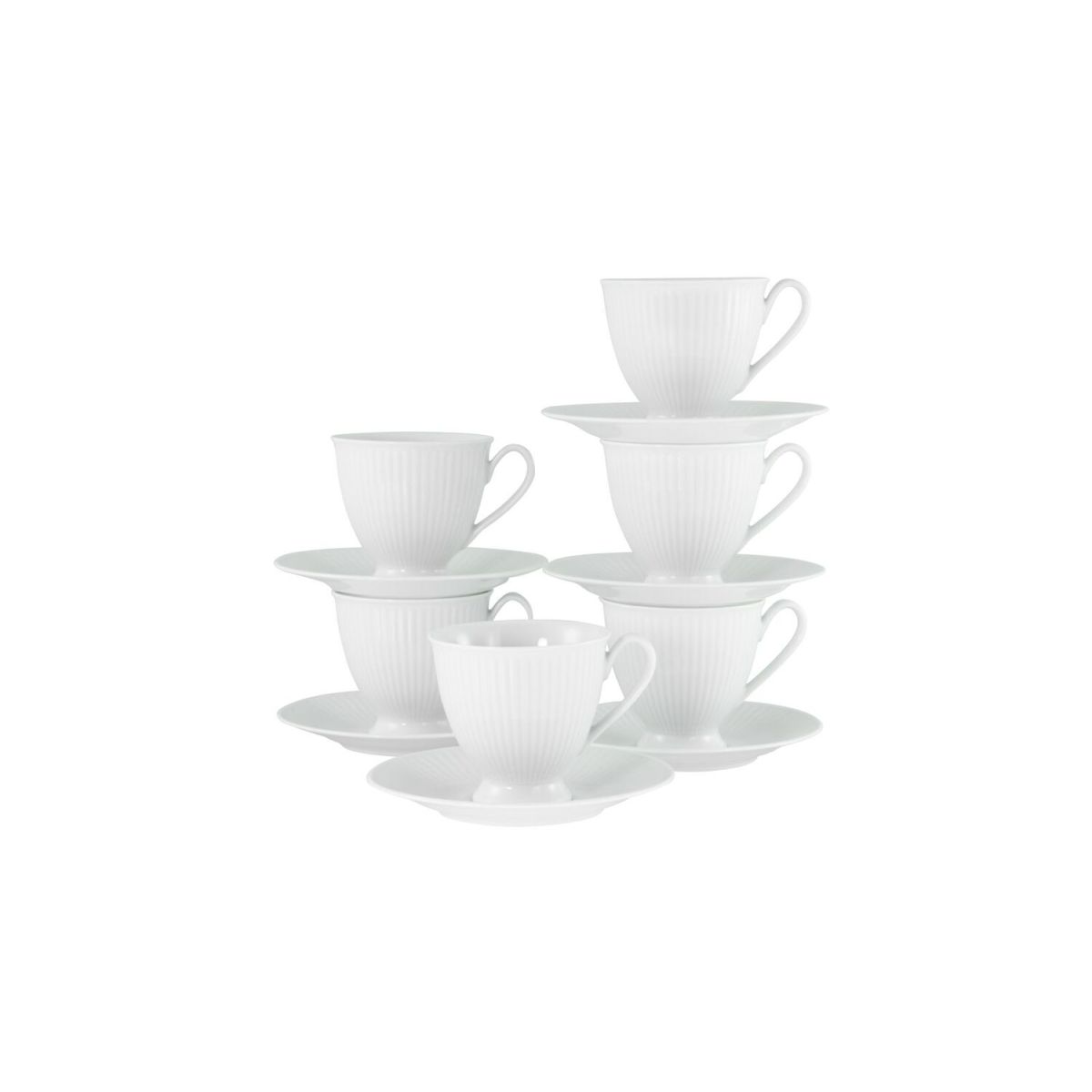 CreaTable Valencia weiss - Kaffeeset 12-tlg weiß