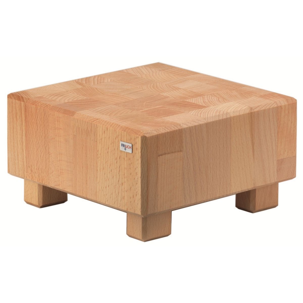 Frilich Butcher Block PURE NATURE `S-Cube` 22x12x22 cm (BxHxT); braun