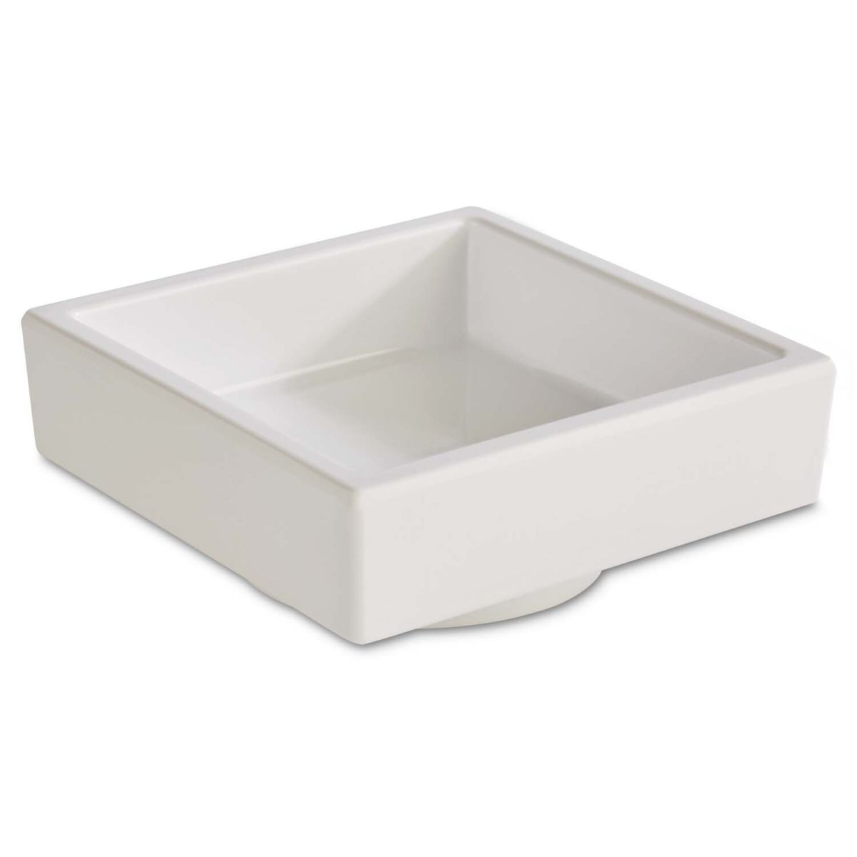 APS Schale ASIA PLUS, Melamin, eckig 0.05 l, 7.5x7.5x3 cm (LxBxH); weiß; quadratisch