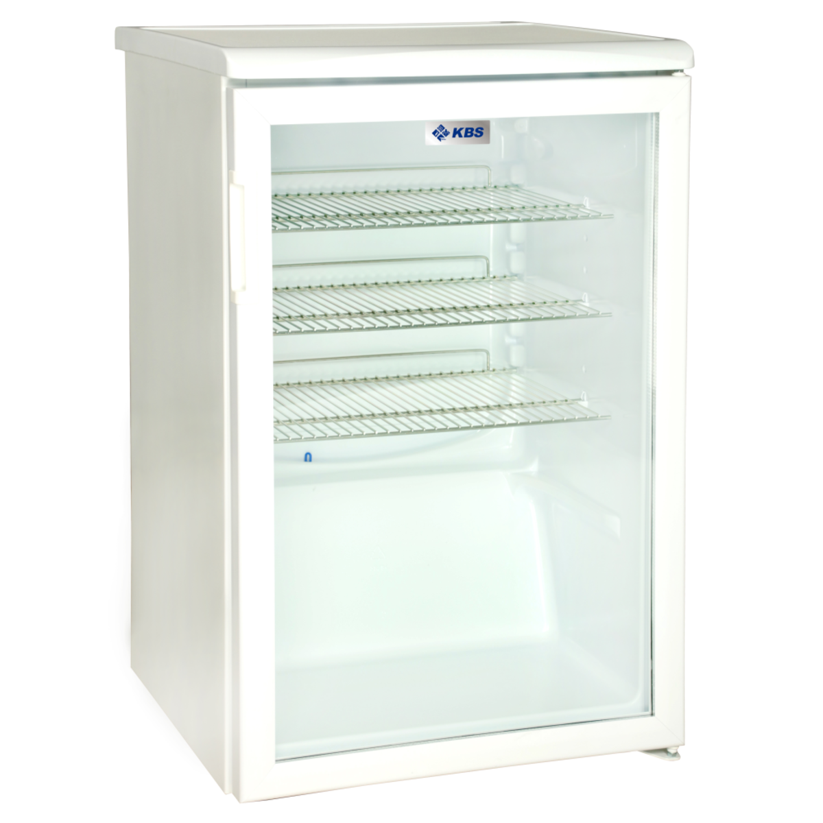 KBS Glastürkühlschrank K 140G 130 l, 56x85x60 cm (BxHxT); weiß