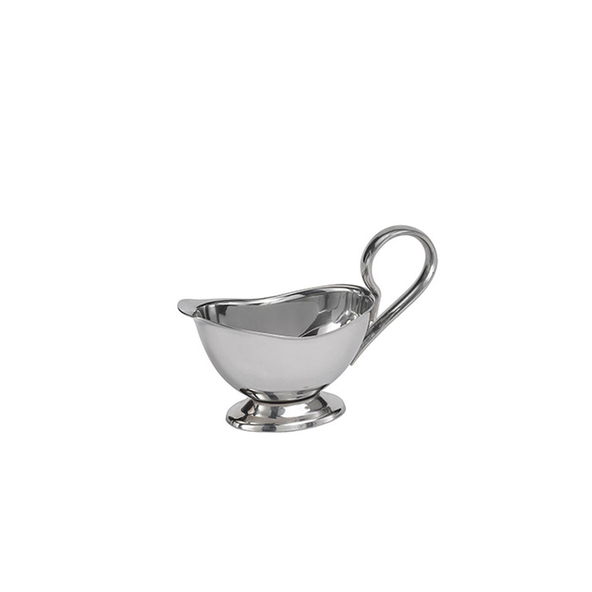 APS Sauciere NAVA, Edelstahl 100 ml, 13x6x9 cm (LxBxH); silber