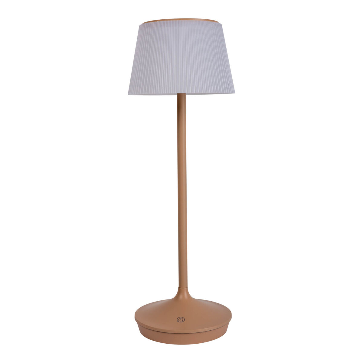 NÄVE Leuchten Solar-/ Akkutischleuchte EMMI 13x13x13x38 cm (LxBxØxH); beige