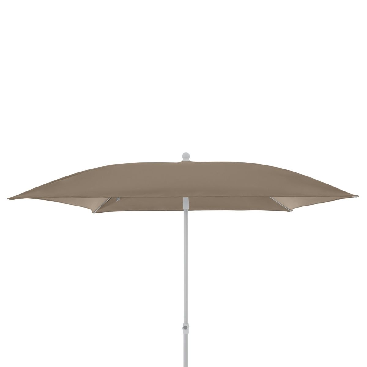 Doppler Gastro Sonnenschirm Fiberglas; 210x210x265 cm (LxBxH); greige