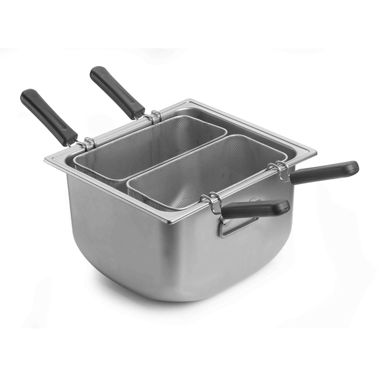 Pentola per pasta SPEEDY PASTA con 2 cestelli Pintinox; 70x38x29 cm (LxLxH); argento