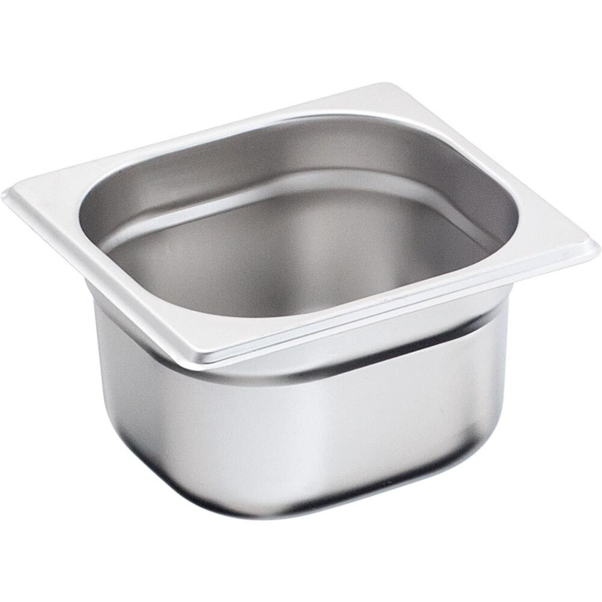 Stalgast Gastronormbehälter Serie BASIC, GN 1/6 GN 1/6, 2 l, 17.6x16.2x15 cm (LxBxT); silber