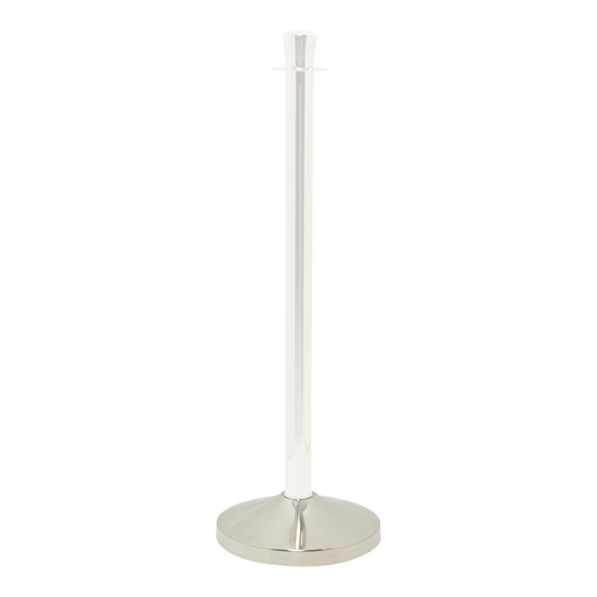 Base per Paletto Accoglienza Classic - Cromo - 31x31cm (Paletto RS-CL-CH-B1 non incluso) Securit; 31x8.62x10x8.62 cm (LxLxHxP); argento