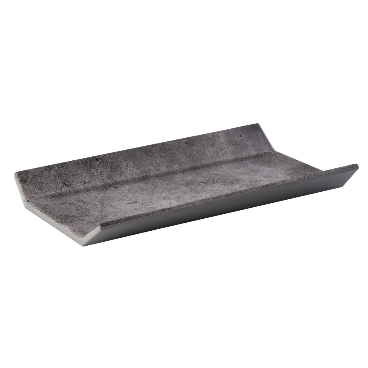 APS GN 1/3 Tablett CONCRA, Melamin 32.5x17.6x3.5 cm (LxBxH); grau; rechteckig