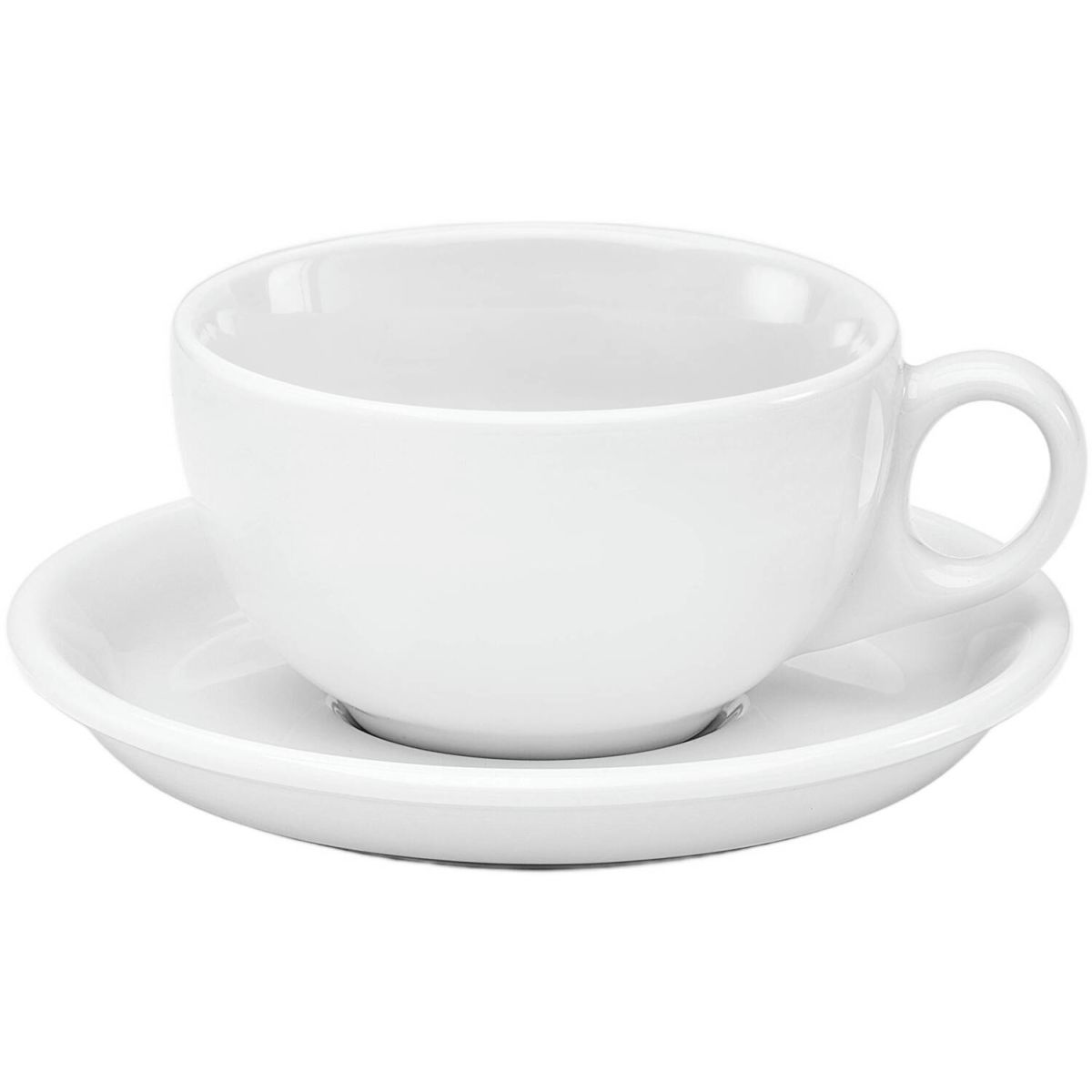 van Well Untertassen Amerika, 14,5 cm, van Well 14.5x2.2 cm (ØxH); weiß; rund; 6 Stück / Pack