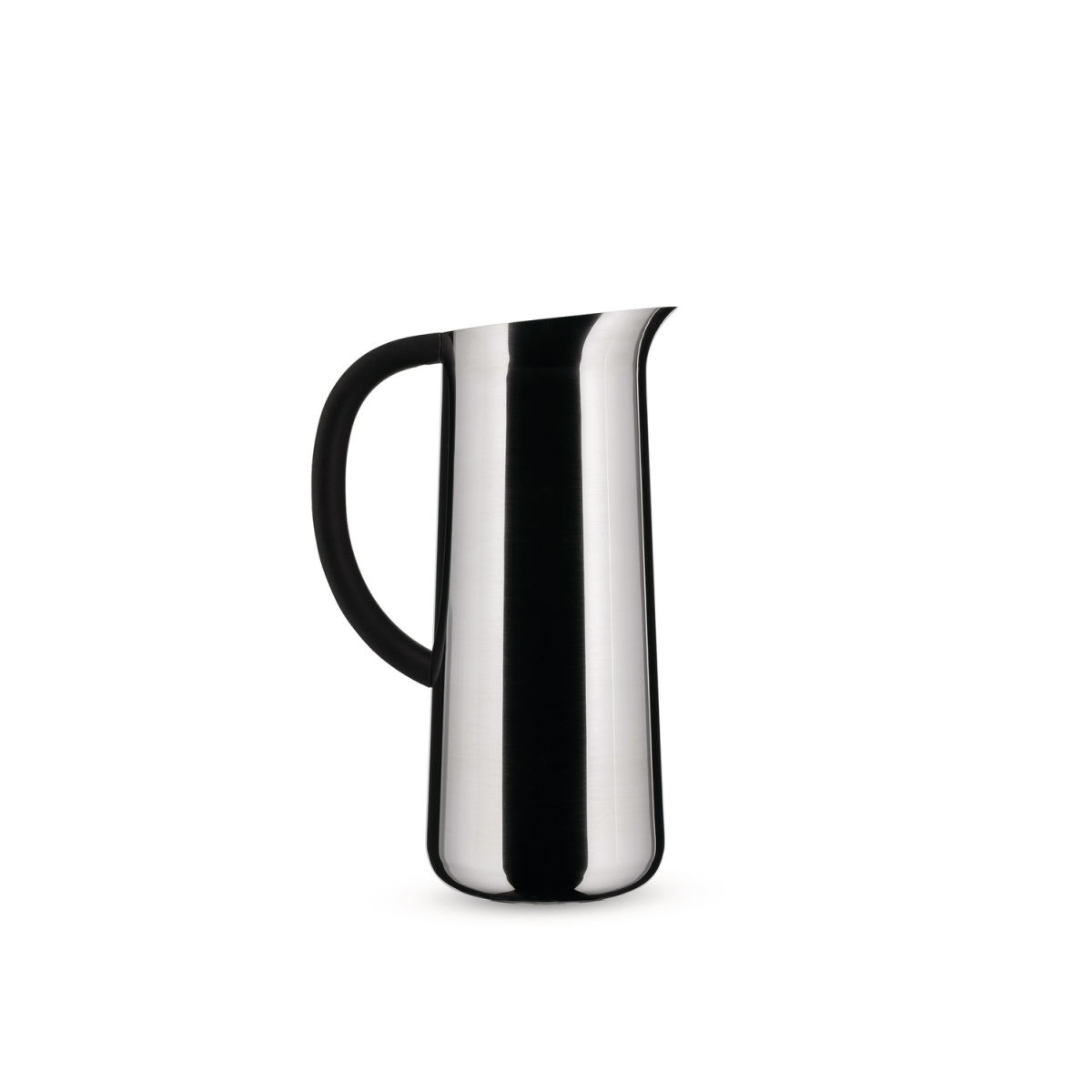 Alessi Nomu Doppelwandige Isolierkanne; 1000 ml, 29 cm (H); silber