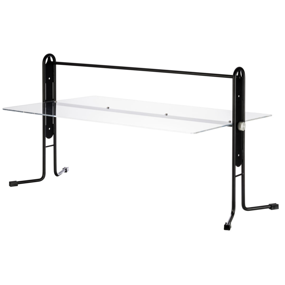 Protezione igienica Buffet Guard APS; 93x53x50.5 cm (LxLxH); trasparente/nero; rettangolare