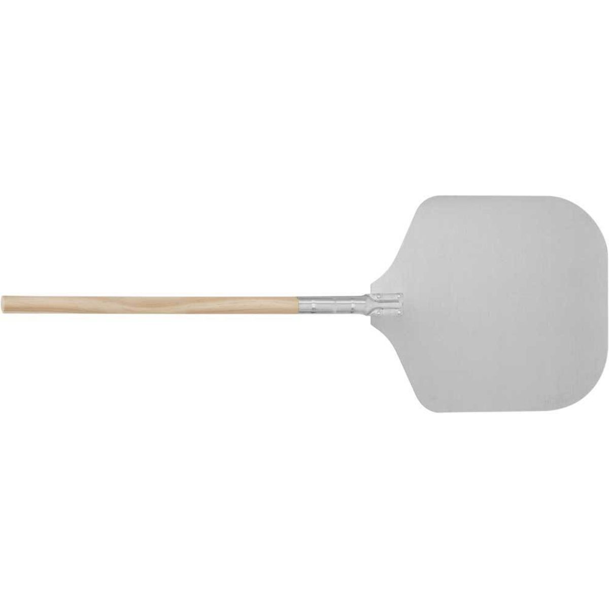 Stalgast Pizzaschaufel mit kurzem Holzgriff silber/beige