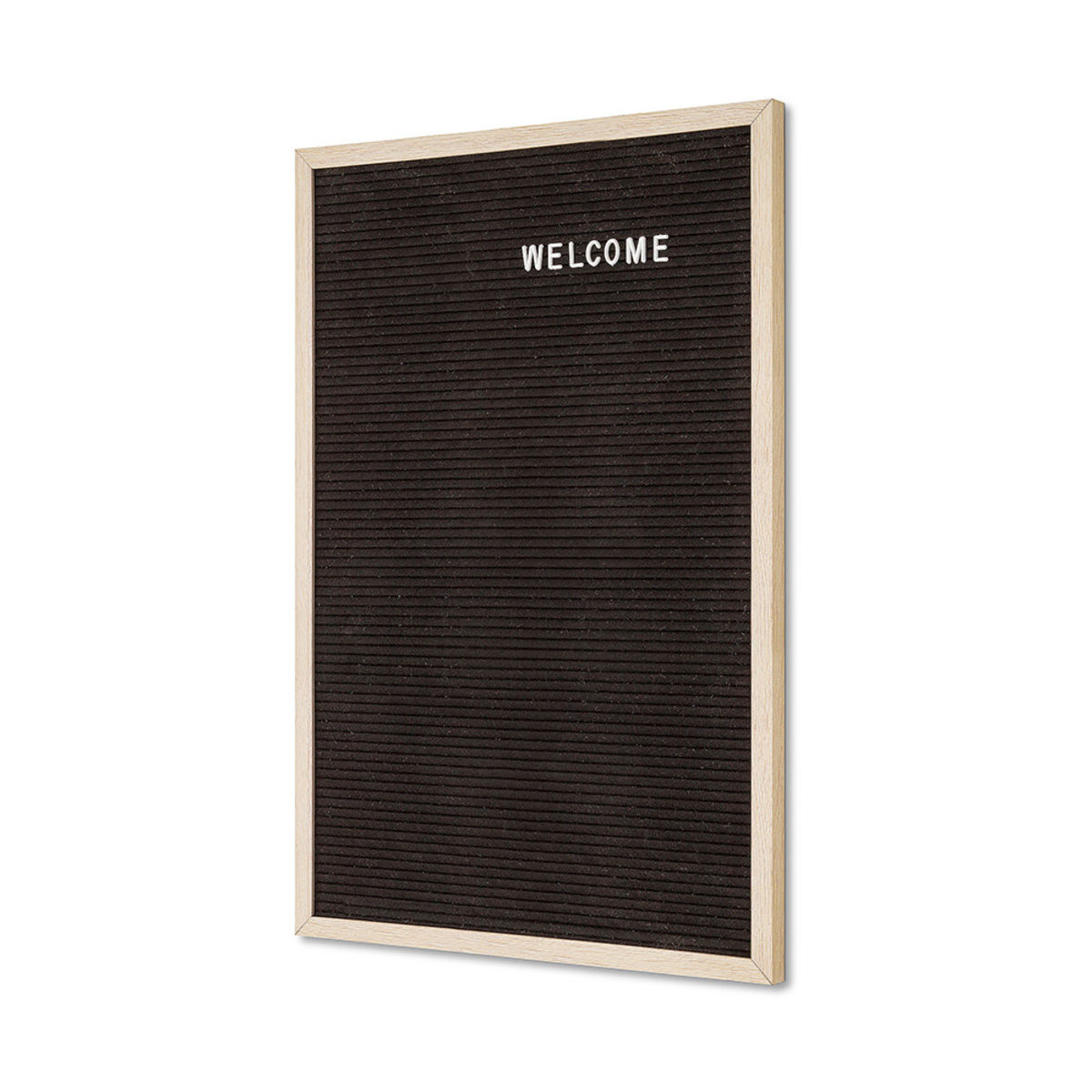 Foya Letterboard Schwarz 40x60 cm (BxH); hellbraun/schwarz
