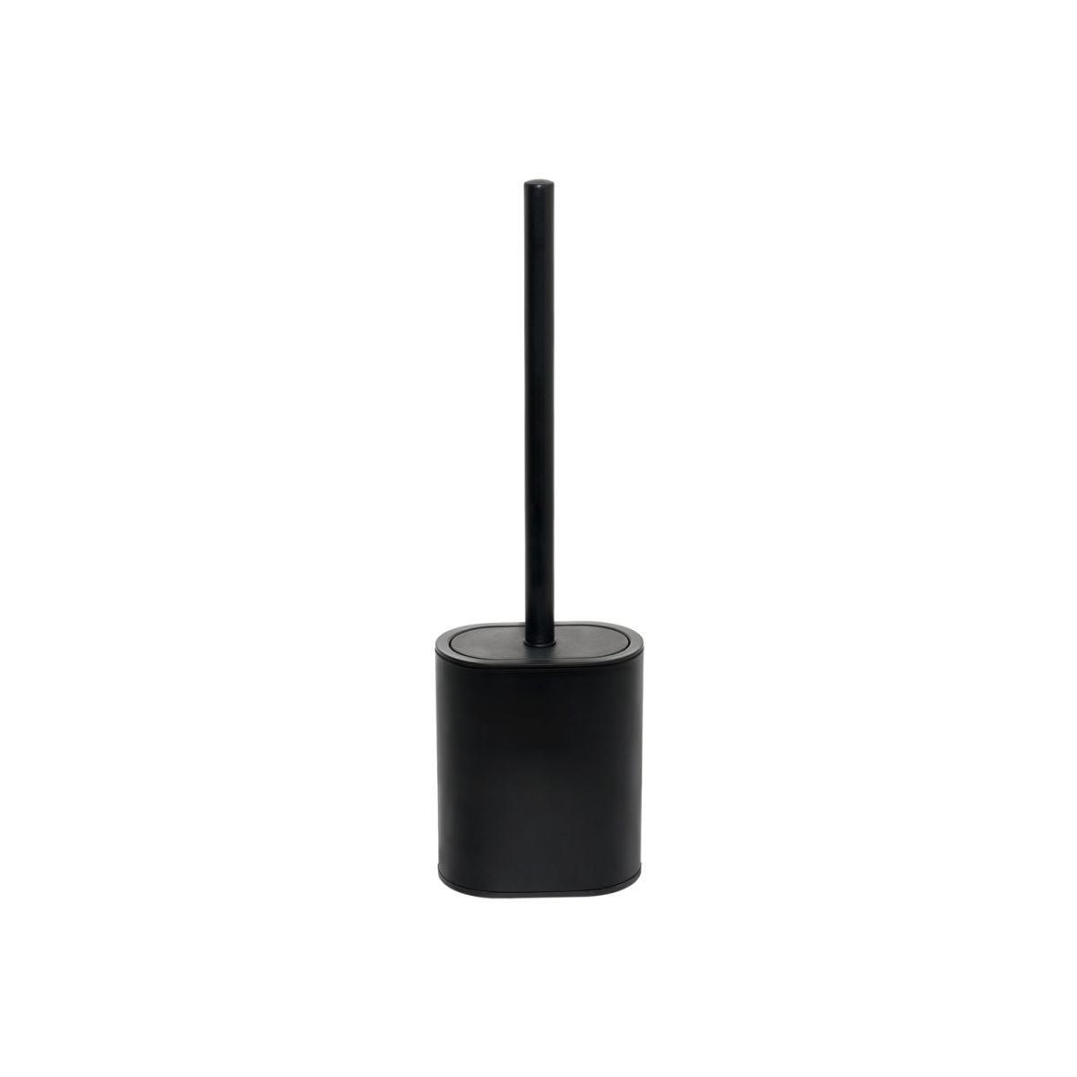 Scopino per WC in silicone Sana CORBY; 7x11.5x39 cm (LxLxH); nero