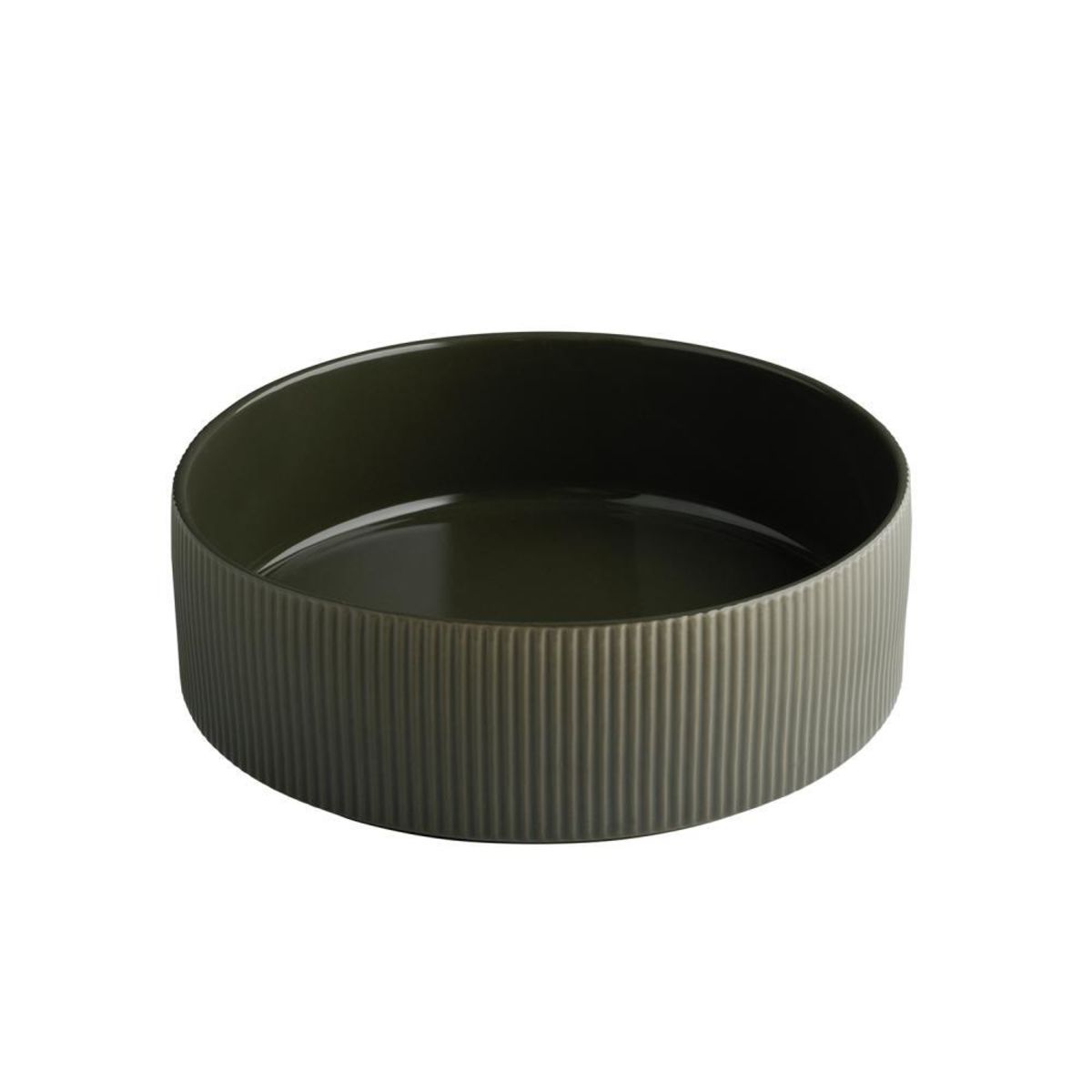 APS Schale -THE GRID-; 2500 ml, 26x8.5 cm (ØxH); braun