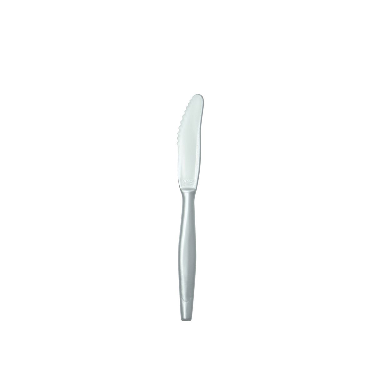 WACA Messer SAN Kunststoff 19 cm (L); silber; 25 Stück / Pack
