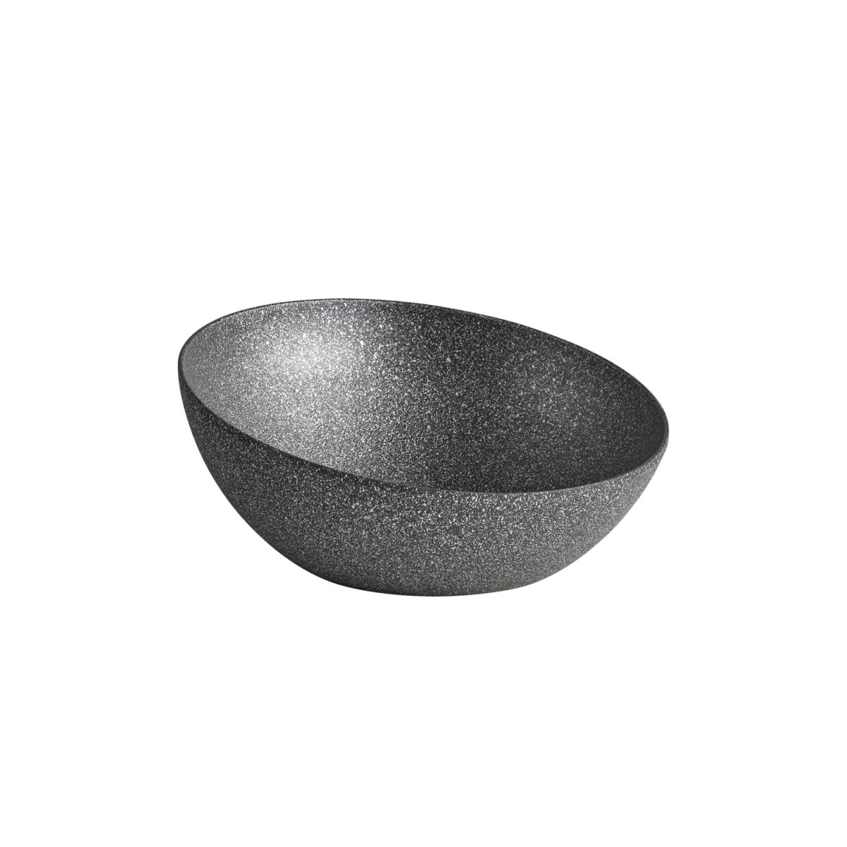 APS Schale FROSTFIRE, Aluminium, Antihaftbeschichtung, rund; 1900 ml, 26.5x26.5x26.5x12 cm (LxBxØxH); schwarz/silber