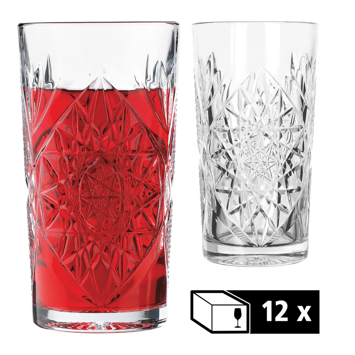 Libbey Trinkglas HOBSTAR 470 ml, 8x16 cm (ØxH); transparent; 12 Stück / Pack