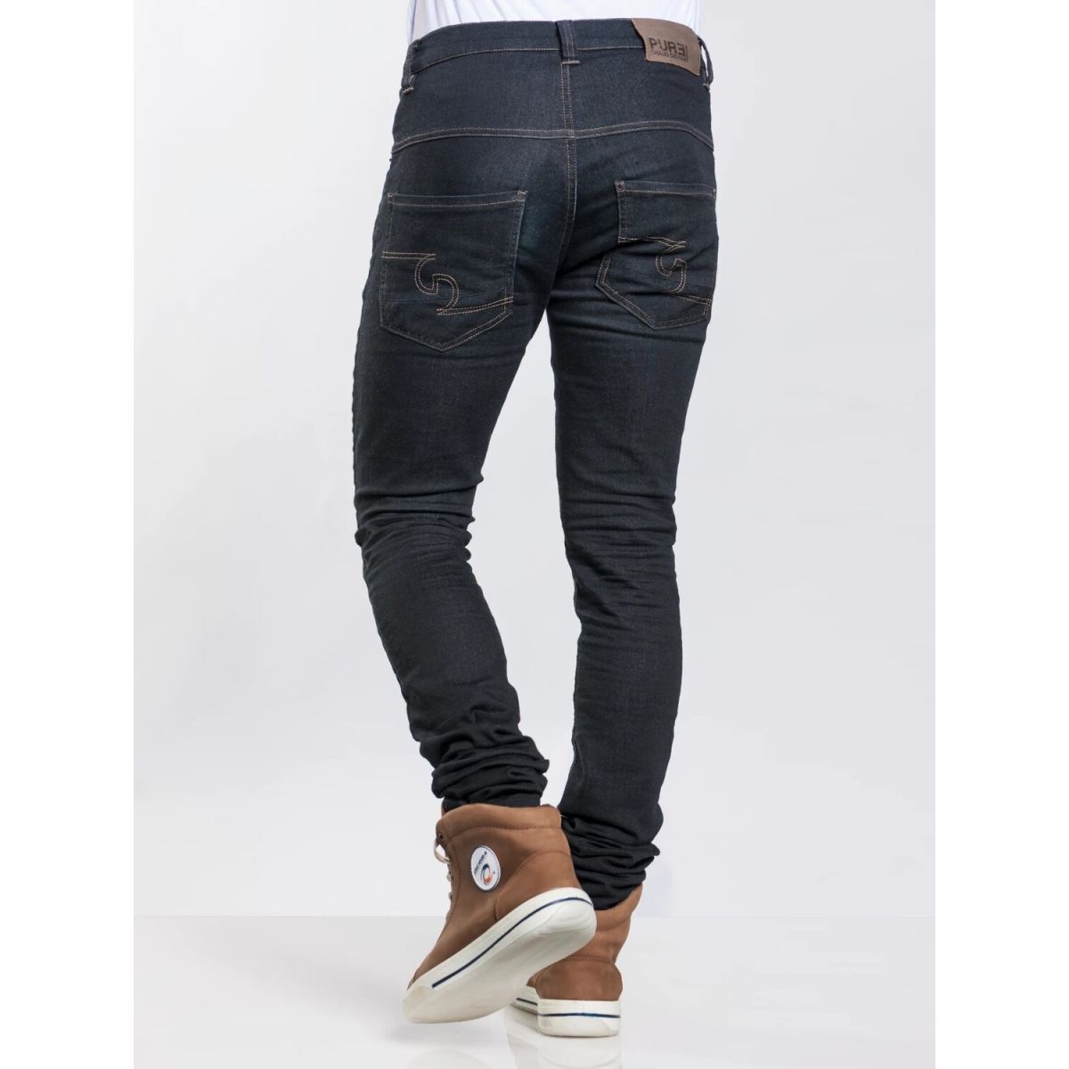 Chaud Devant Kochhose Skinny REG Jogg Denim Black Stretch; Kleidergröße 58; schwarz