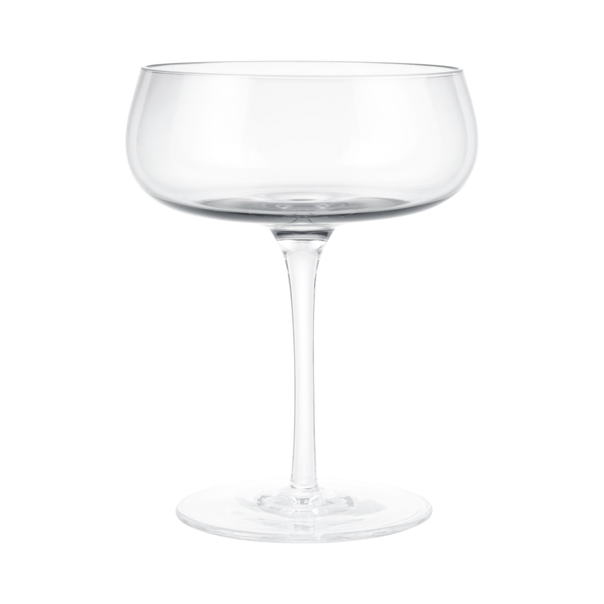 blomus Set 2 Sektschalen -BELO- 0.2 l, 11x11x11x14 cm (LxBxØxH); transparent/kaltweiß