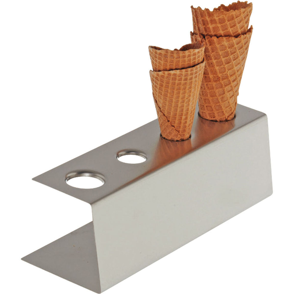 Stalgast Waffelhalter für vier Waffeln 9.5x9 cm (BxH); silber