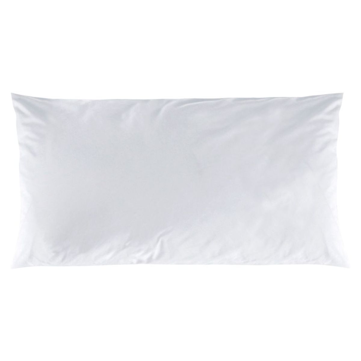 Decoper Mako-Satin Kissenbezug Pure aus 100% Baumwolle 40x80 cm (LxB); weiß