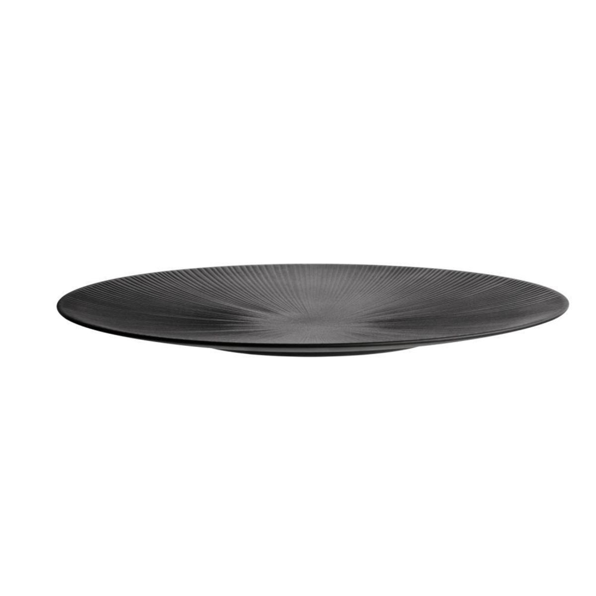 APS Servierplatte -NERO- , Ø 50 cm, H: 3,5 cm , Melamin, schwarz ,; 50x50x3.5 cm (LxBxH); schwarz; rund