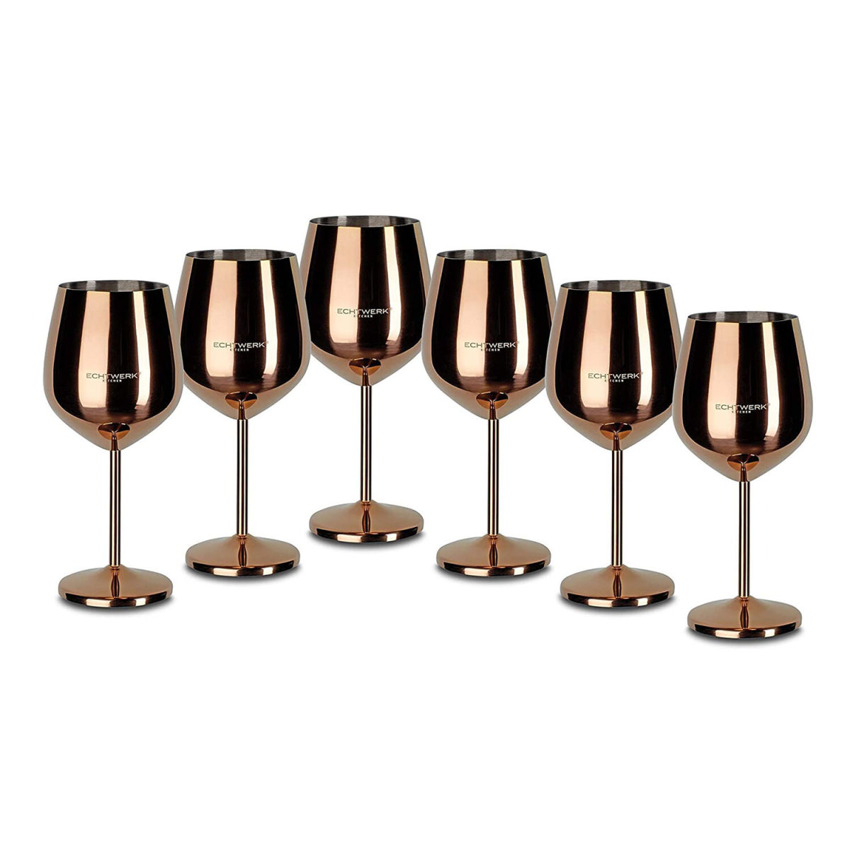 ECHTWERK Weingläser 500 ml, 4.5x21 cm (ØxH); kupfer; 6 Stück / Pack
