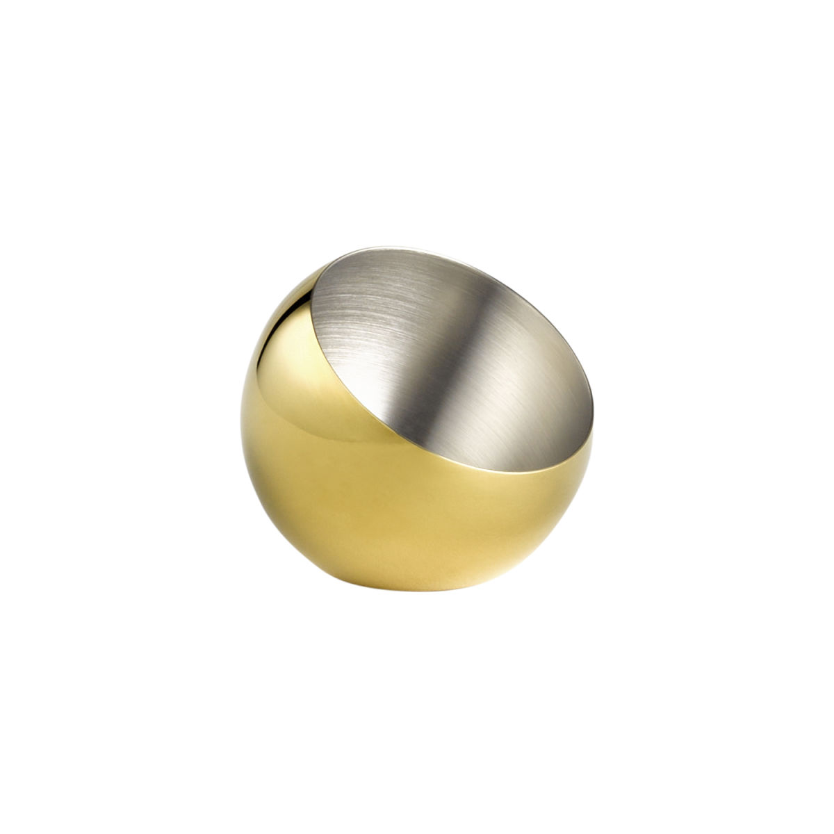 APS Schale SPHERE, 3er-Set, Edelstahl 100 ml, 8x8x7 cm (LxBxH); gold