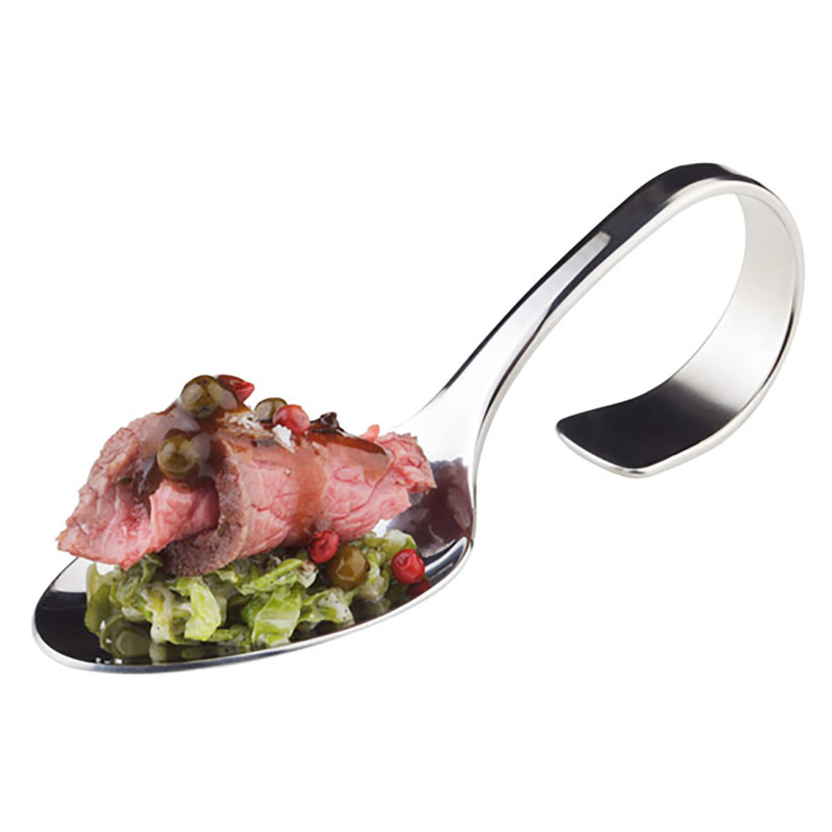 APS Gourmetlöffel CLASSIC 13 cm (L); silber