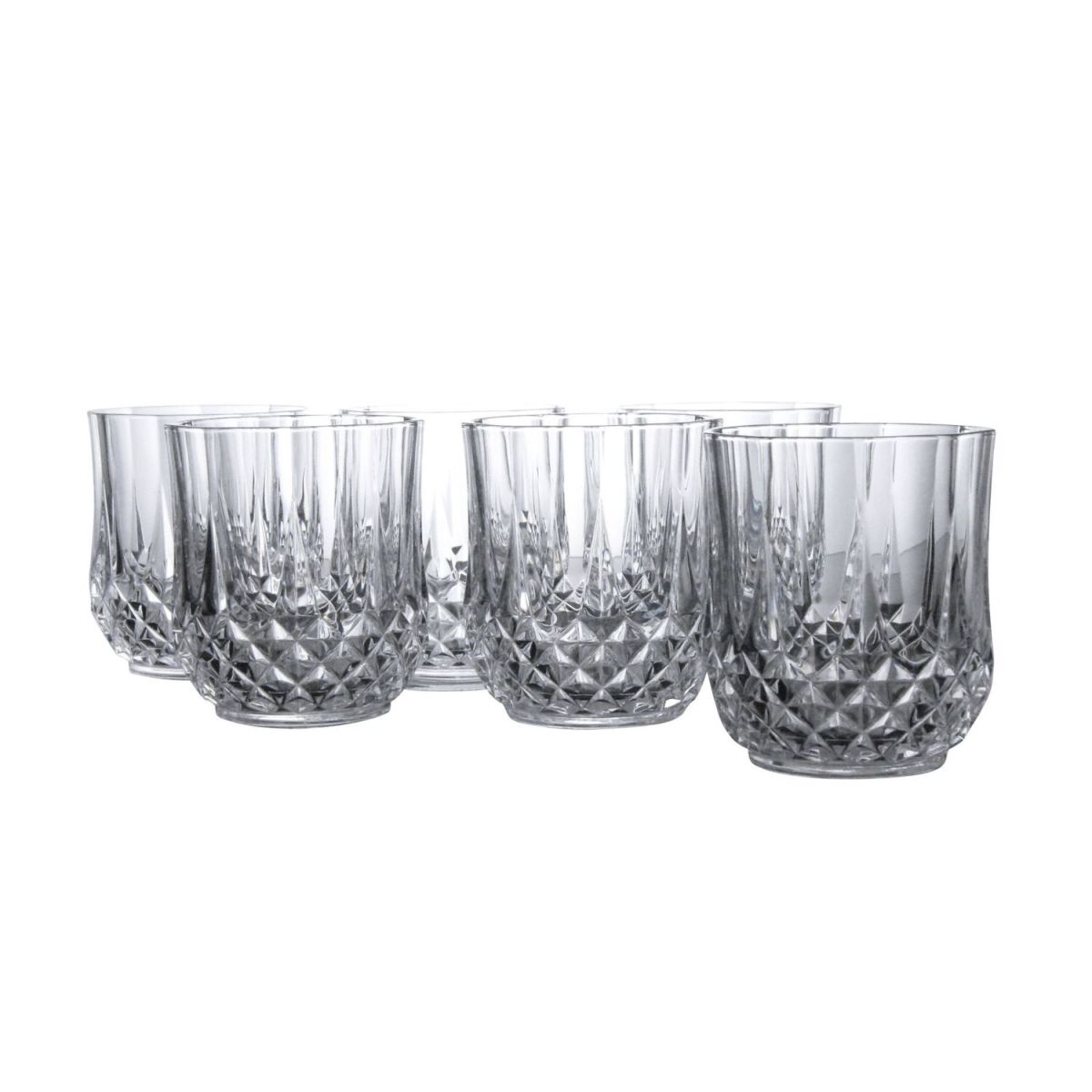 LONGCHAMP ECLAT - Set di 6 bicchieri da whisky da 32 cl CreaTable; 320 ml, 9.5 cm (H); trasparente; 6 pz. / Pacco